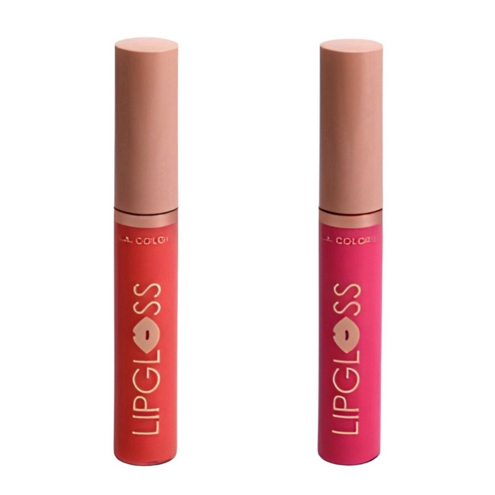 2 Pack - Hydrating Vibrant Color Lip Gloss Set